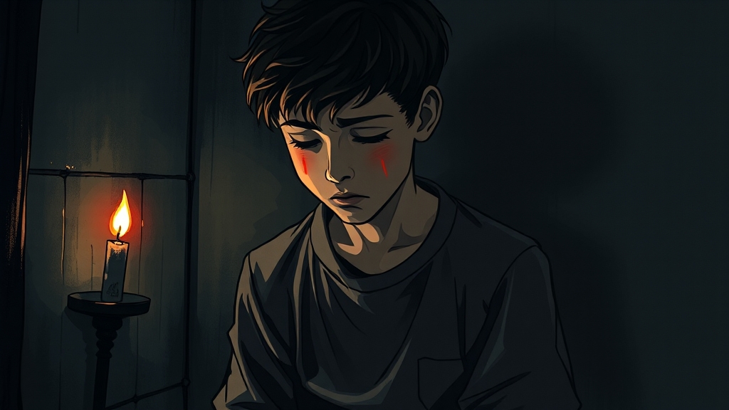 청소년 우울증 완벽 가이드 4 주요 증상과 자가 진단 (illustration 스타일)