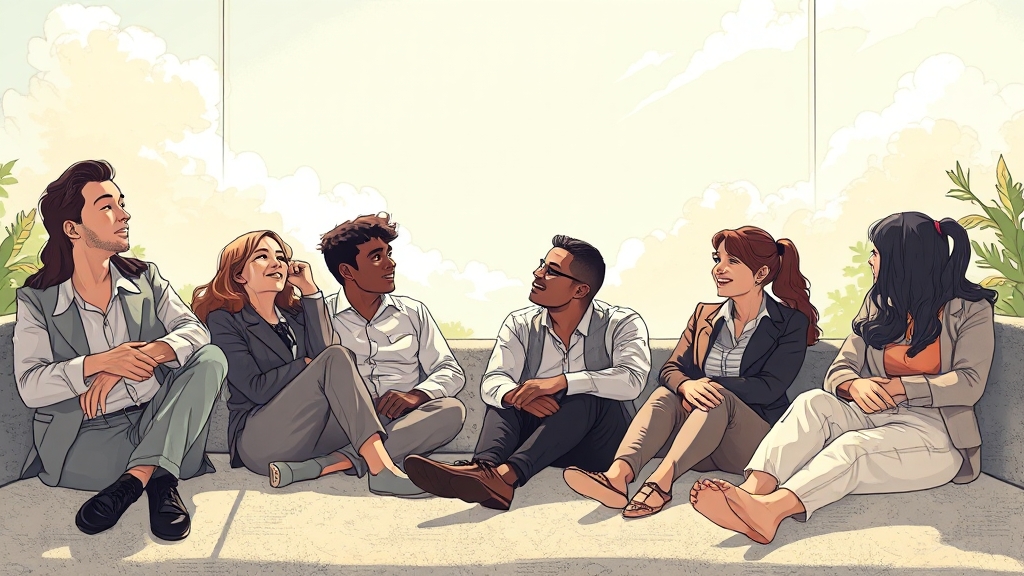 번아웃 극복 가이드 8 환경 변화로 예방 및 회복 (illustration 스타일)