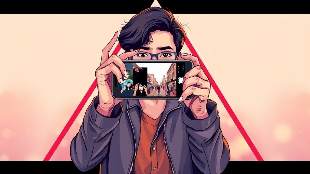 중년 사진 입문: 완벽 가이드 5 사진 구도 마스터하기 (illustration 스타일)