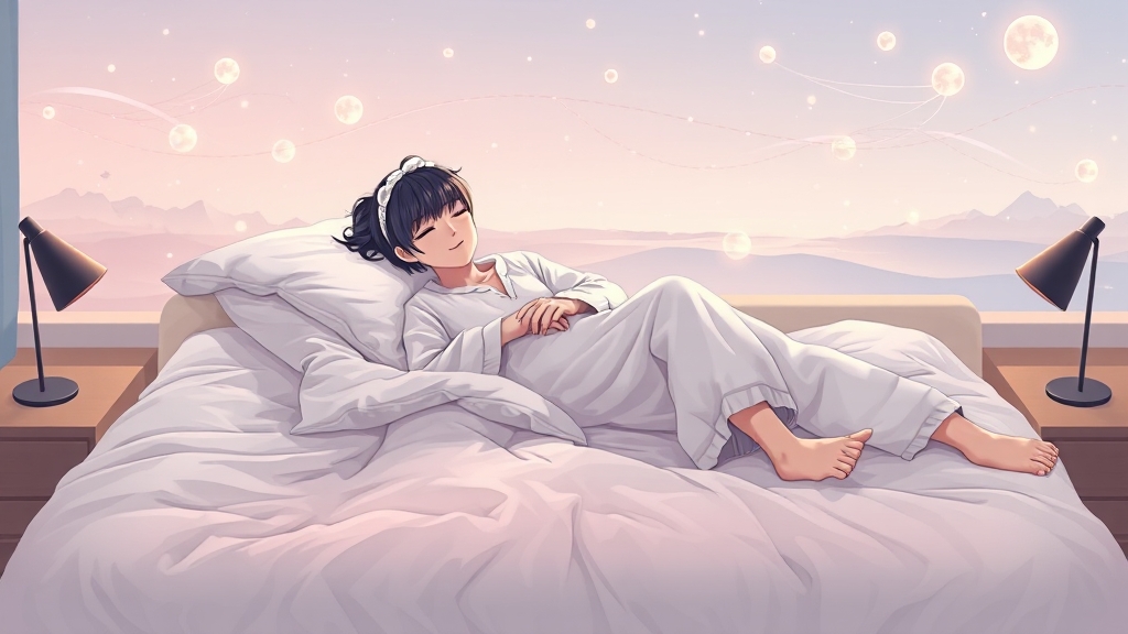 심한 잠꼬대·코골이, 위험 신호? 8 수면 건강, 어떻게 관리해야 할까? (illustration 스타일)