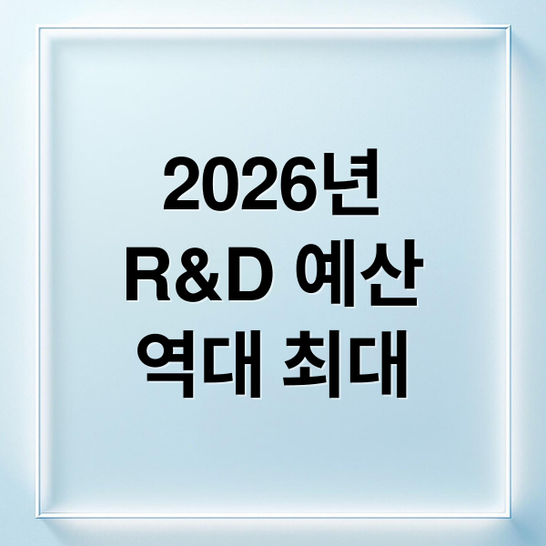 2026년 정부 R&D 예산 35.3조: AI·에너지 집중 투자로 과학기술 강국 도약 3 thumbnail 1756034179955 ai167m3niz
