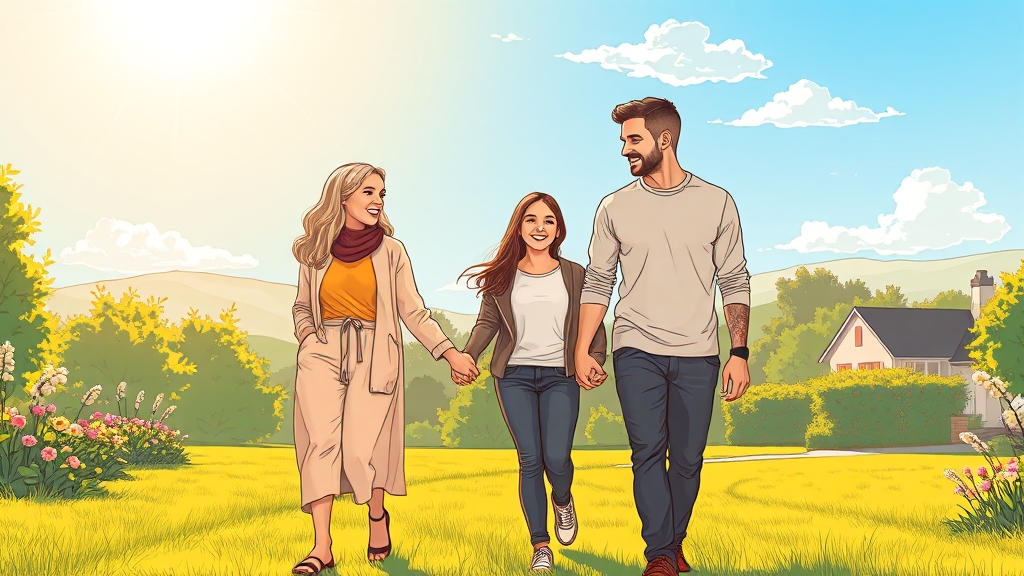 사춘기 자녀와 관계 회복 꿀팁 8 건강한 관계, 부모의 역할 (illustration 스타일)