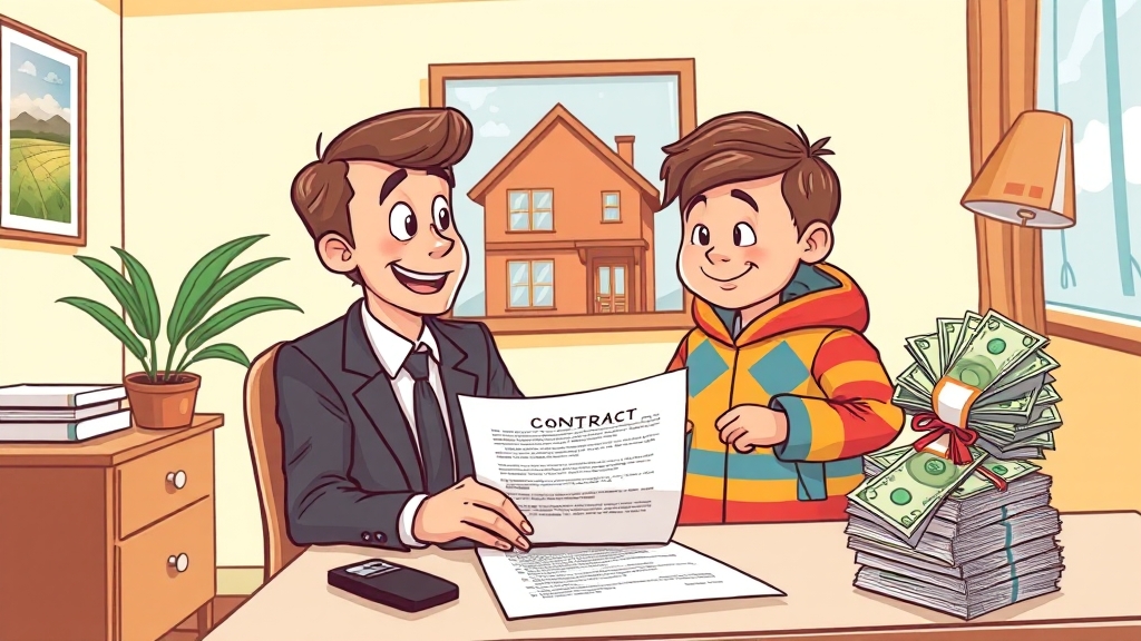 부모-자녀 주택 거래, 세금 걱정 끝! 9 Q&A로 궁금증 해결 (cartoon 스타일)