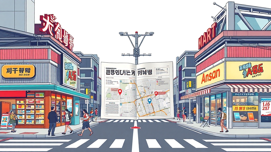 신문, 어디서 살까? 완벽 가이드 6 지역별 판매처 찾는 꿀팁 (illustration 스타일)