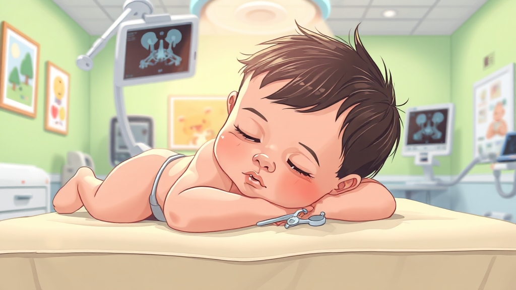 잠복고환, 왜 수술해야 할까? (illustration 스타일)
