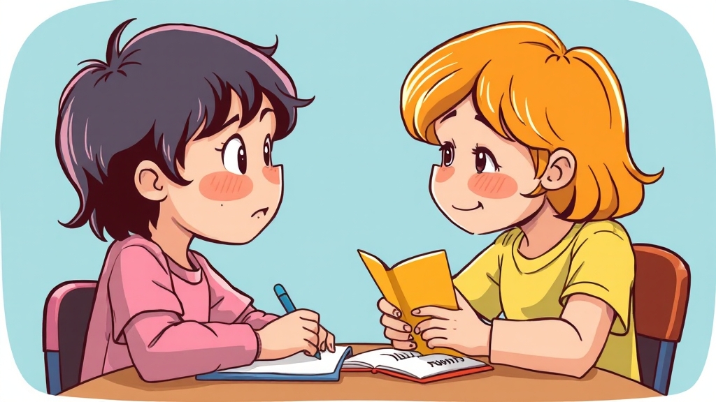 ADHD 완벽 가이드: 이해와 지원 4 ADHD 주요 증상 (cartoon 스타일)