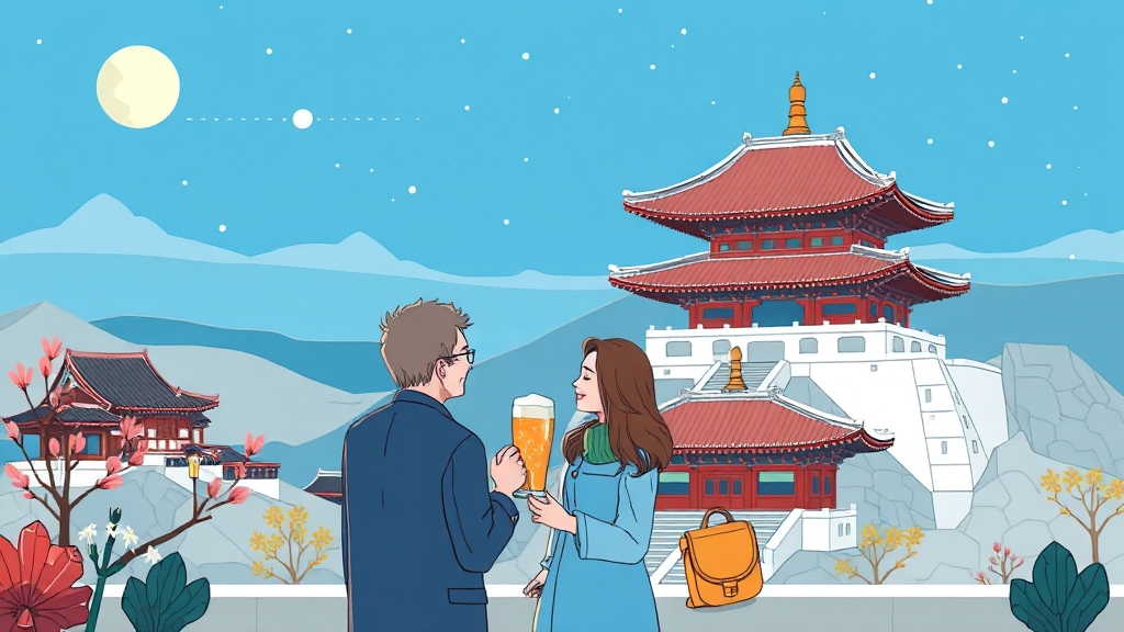 중년 국내여행 완벽 가이드 3 낭만과 휴식을 찾아 (illustration 스타일)