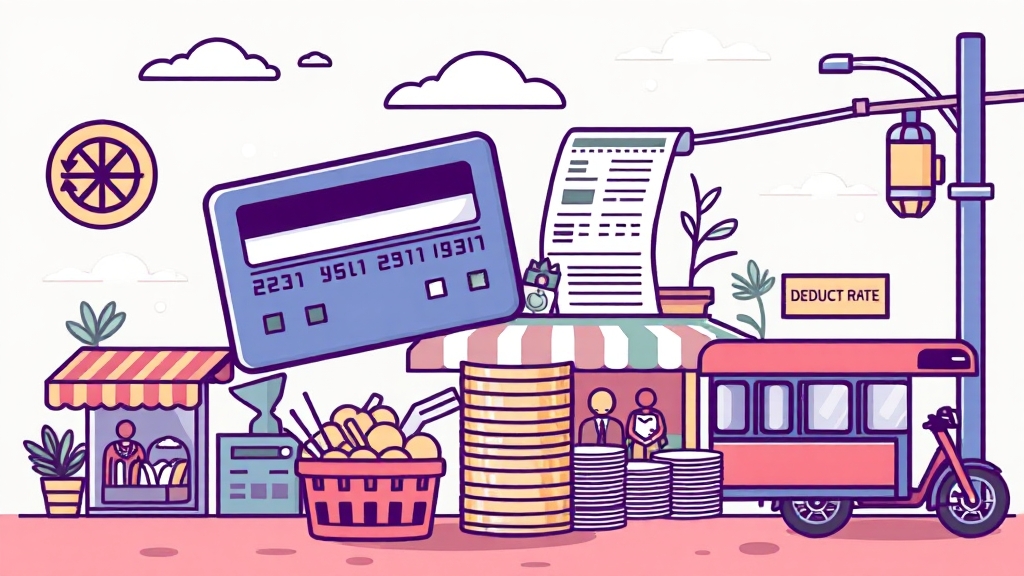 신용카드 소득공제 완벽 가이드 5 공제율 및 한도 정리 (illustration 스타일)