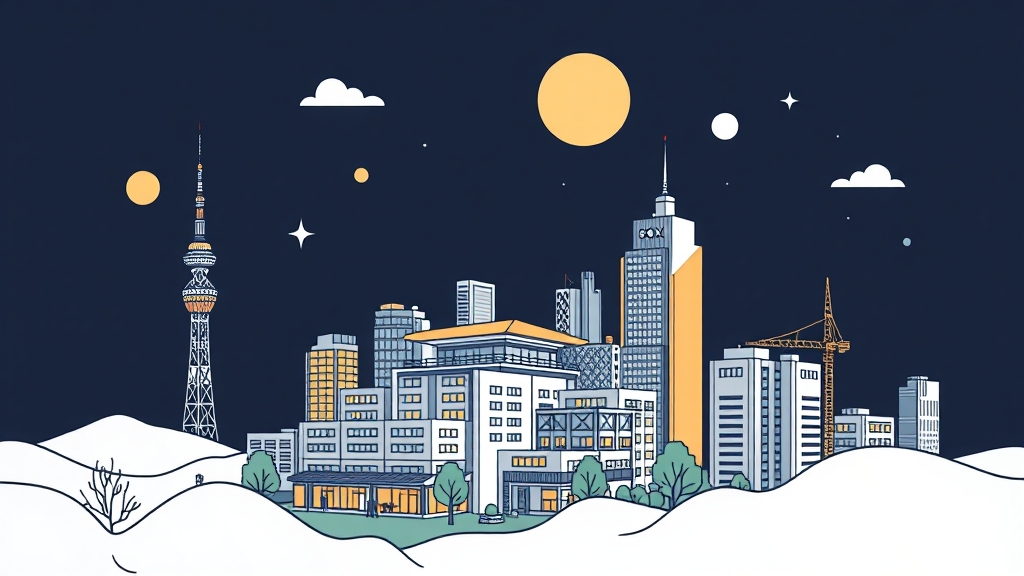 2025 부동산 시장 대전망 7 정부 정책 변화 전망 (illustration 스타일)