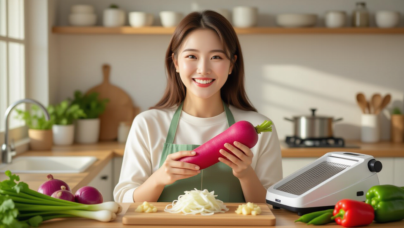 아삭하고 맛있는 무생채 황금 레시피 3 📋 맛있는 무생채, 재료 준비와 손질법