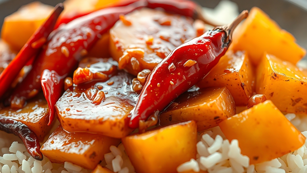 밥도둑 감자조림 레시피 8 감자조림 맛팁 (realistic 스타일)
