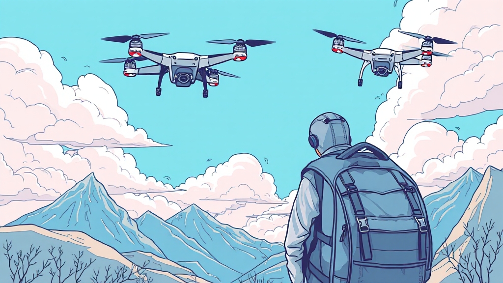 DJI 드론 백팩 STARTRC: 완벽 수납! 8 활용 예시 및 추천 대상은? (illustration 스타일)