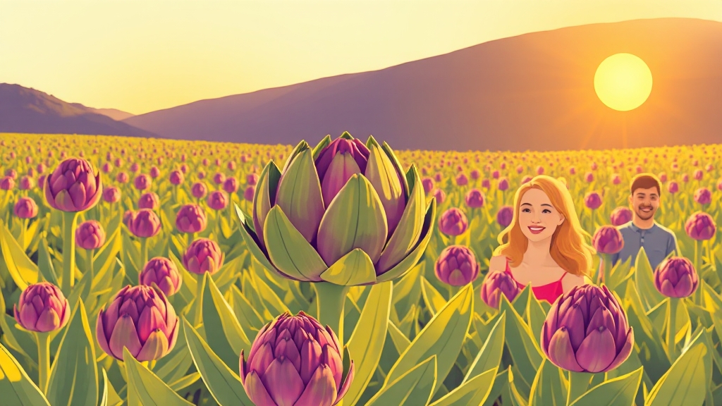 아티초크 효능 총정리 9 간 건강을 위한 생활 습관 (illustration 스타일)