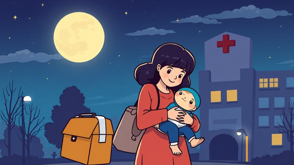 달빛어린이병원 완벽 가이드 9 이용 시 유의사항 (cartoon 스타일)