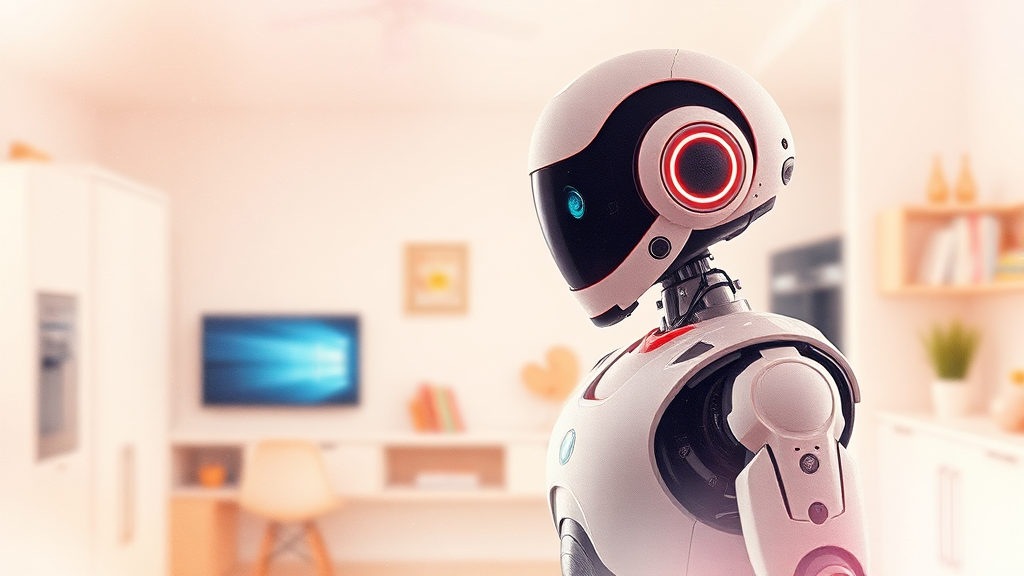 LG전자, 가정용 로봇 개발 현황은? (watercolor 스타일)