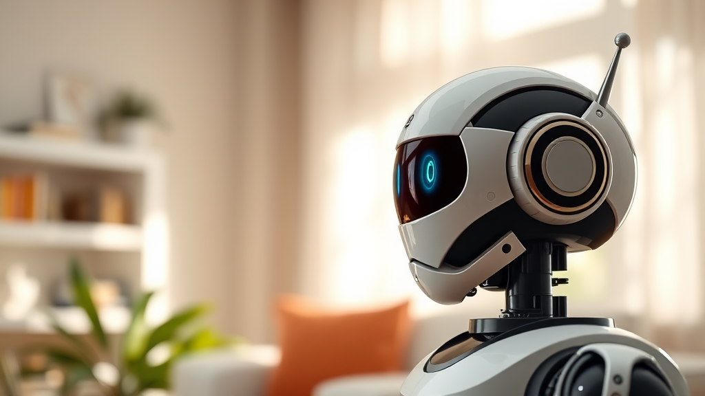 가정용 로봇 시장, 과제와 전망은? (realistic 스타일)