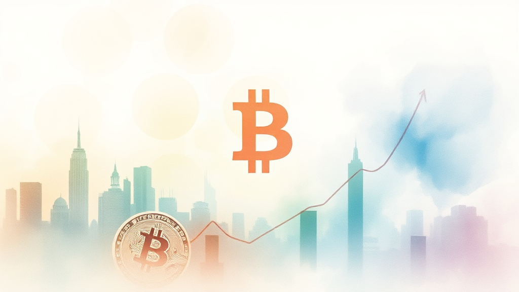 비트코인 급등 분석 A to Z 8 향후 비트코인 시장 전망 (watercolor 스타일)