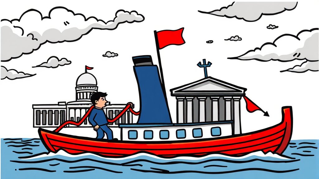 환율 급등 원인과 전망 7 정부와 중앙은행의 엇박자? (cartoon 스타일)