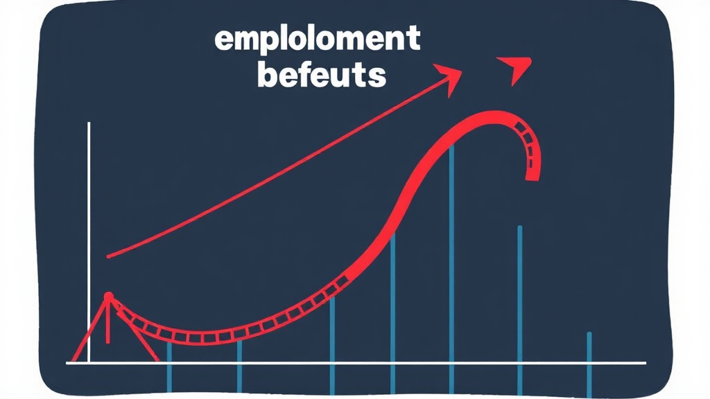 최근 실업수당 청구 건수 현황 (cartoon 스타일)