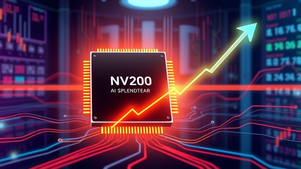 엔비디아 H200 중국 수출 허용, SK하이닉스에겐 기회? 8 AI 반도체 시장, 성장 가속화 전망 (illustration 스타일)