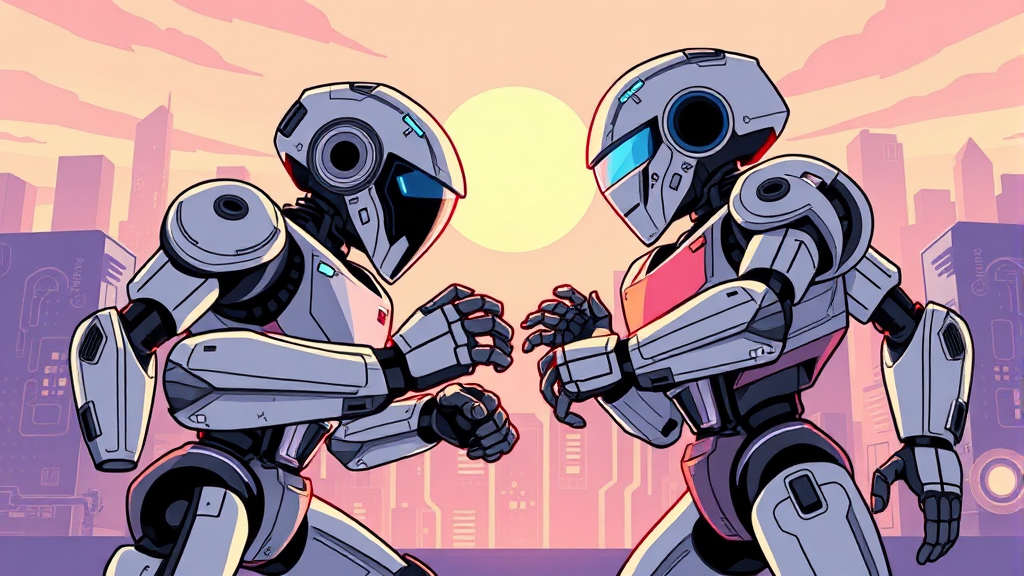 주요 경쟁사 분석 및 비교 (illustration 스타일)