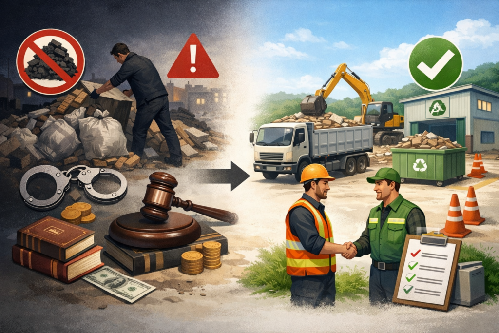 불법 투기 vs 올바른 처분 방법