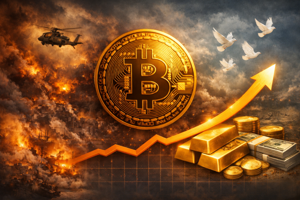 전쟁, 지정학적 리스크 속 비트코인: 안전 자산인가 기회인가? 4 비트코인과 안전 자산의 대비 1