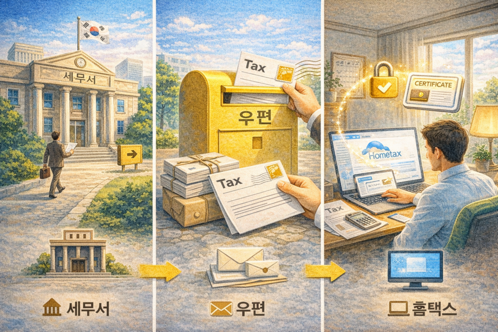 양도소득세 신고, 절세 끝판왕 되기! (기간, 계산, 홈택스 완벽 분석) 8 세금 신고 방법의 세 가지 선택지