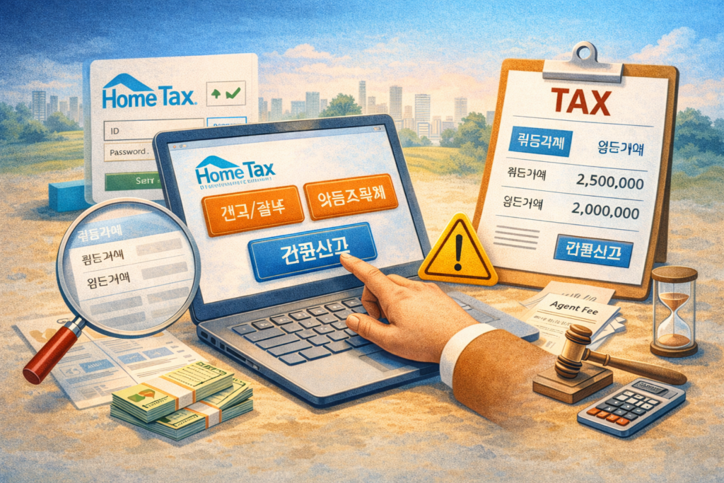 양도소득세 신고, 절세 끝판왕 되기! (기간, 계산, 홈택스 완벽 분석) 4 온라인 세금 신고 준비 과정