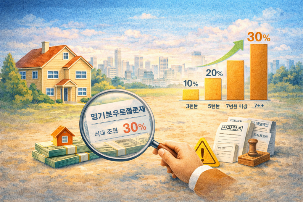 양도소득세 신고, 절세 끝판왕 되기! (기간, 계산, 홈택스 완벽 분석) 6 장기보유특별공제 설명 그래픽