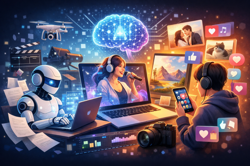 2026년 콘텐츠 산업: AI, IP, 팬덤, 몰입형 경험의 미래 3 ChatGPT Image 2026년 3월 14일 오후 09 36 55