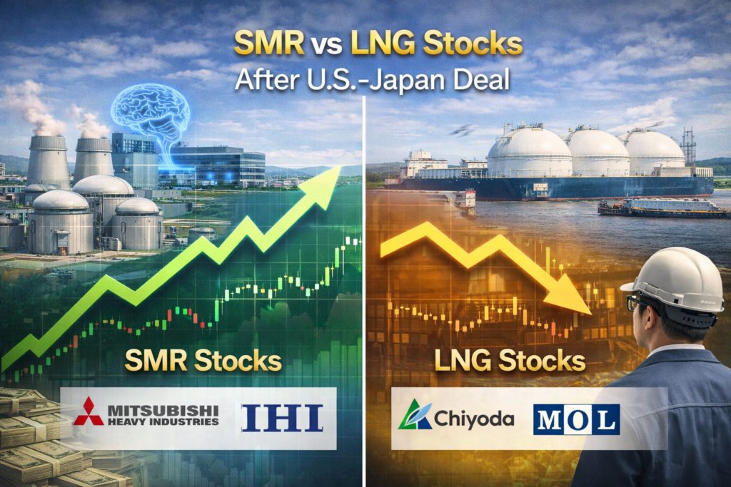 미일 108조 투자 2차 발표: SMR 중심, 한국 시장 영향 분석 7 SMR와 LNG 주식 비교