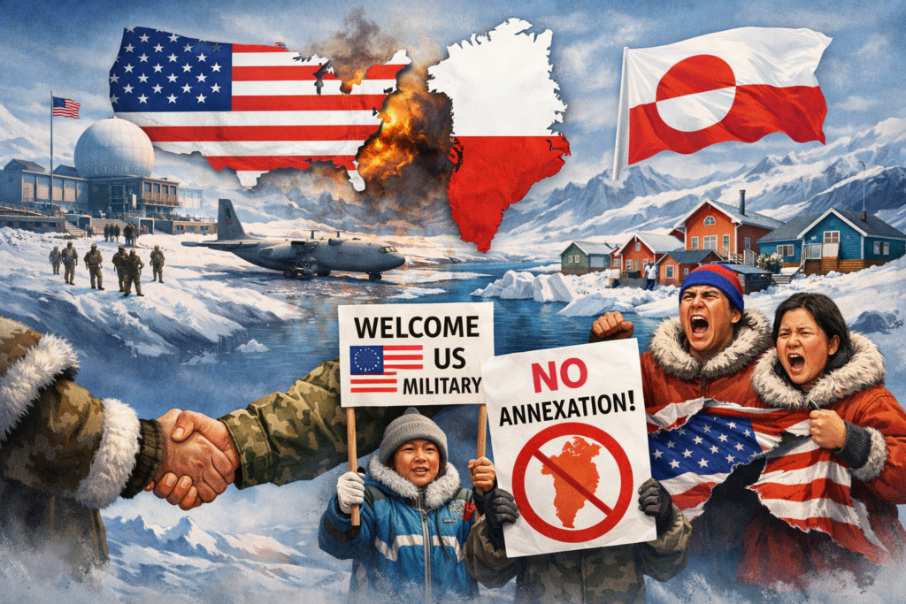 그린란드와 미국의 긴장 상황